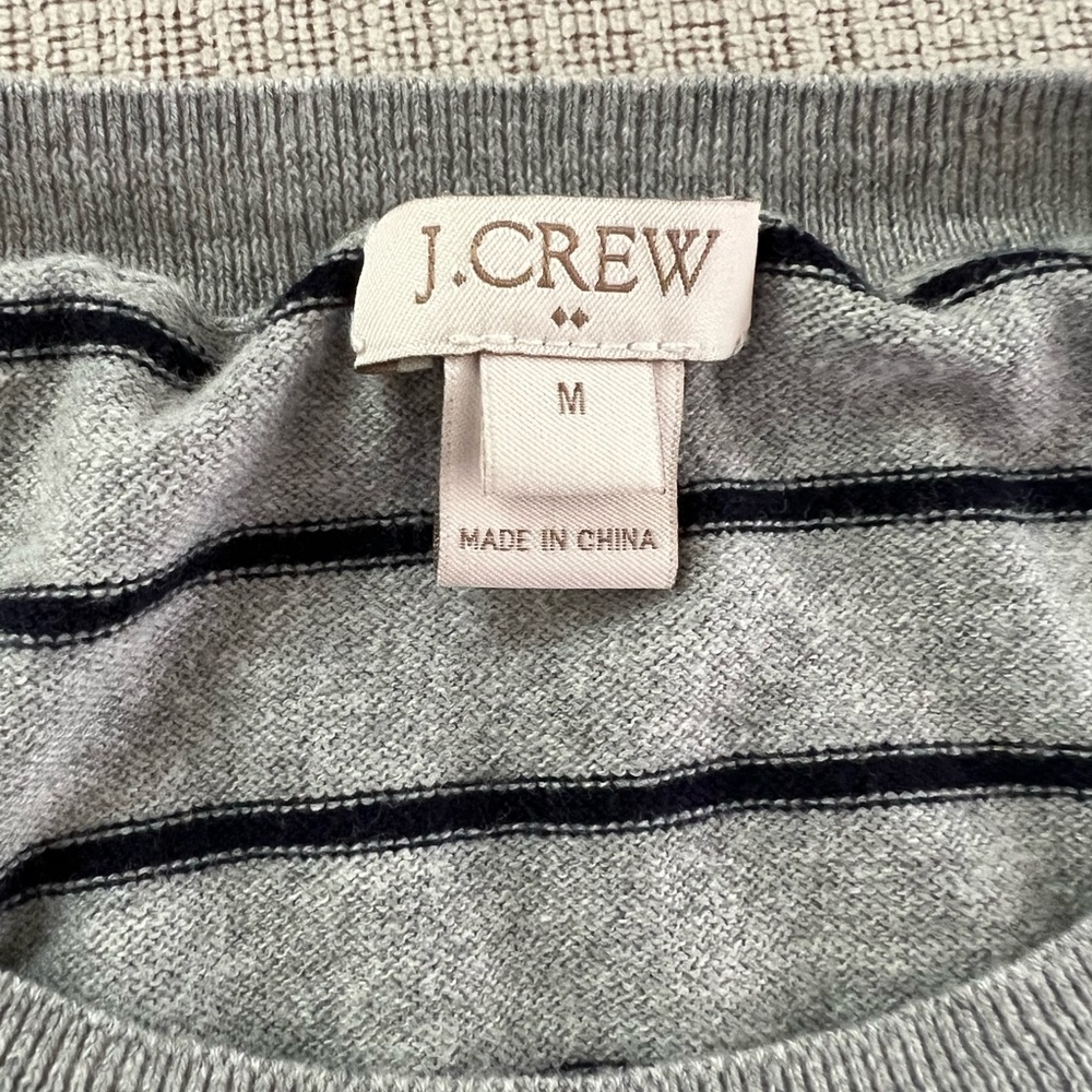 J.Crew Factory striped doggy sweater - Picture 3 of 4